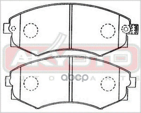 КОЛОДКИ ТОРМОЗНЫЕ ДИСКОВЫЕ ПЕРЕДНИЕ