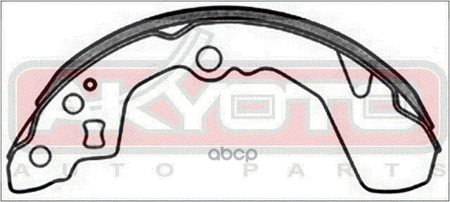 Колодки тормозные барабанные задние