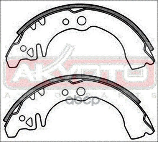 КОЛОДКИ ТОРМОЗНЫЕ БАРАБАННЫЕ ЗАДНИЕ