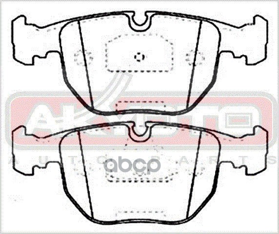 Колодки тормозные дисковые передние