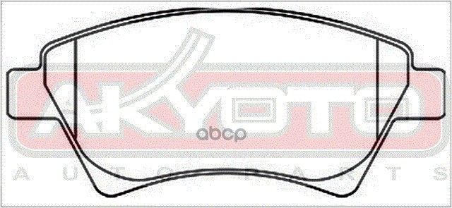 КОЛОДКИ ТОРМОЗНЫЕ ДИСКОВЫЕ ПЕРЕДНИЕ