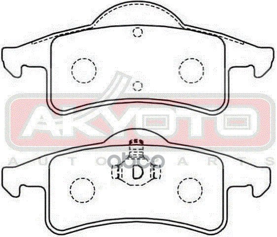 КОЛОДКИ ТОРМОЗНЫЕ ДИСКОВЫЕ ЗАДНИЕ