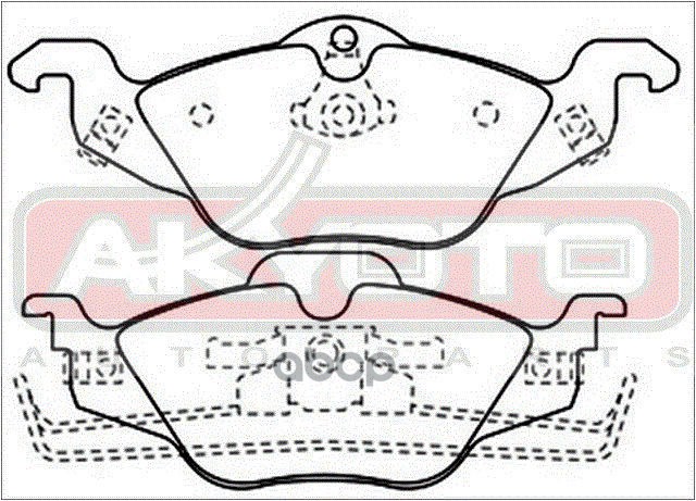 Колодки тормозные дисковые передние