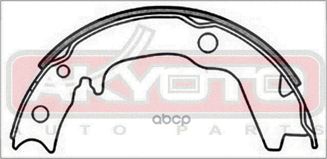 КОЛОДКИ ТОРМОЗНЫЕ БАРАБАННЫЕ ЗАДНИЕ