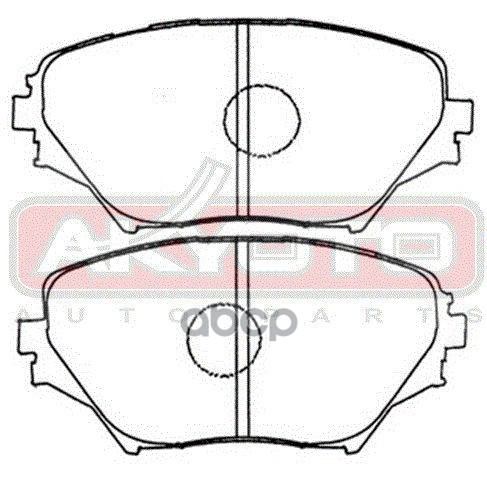 Тормозные дисковые колодки AKD 1447