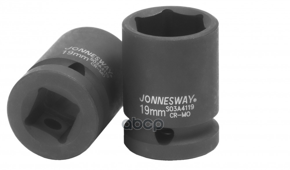 Головка Ударная! Торцевая 1/2''Dr, 19Мм Jonnesway арт. S03A4119