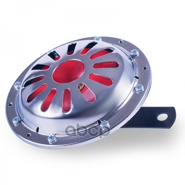 Сигнал звуковой 12 В (диски) 335/435Гц 125 мм хром/красный AVS Electric 43307