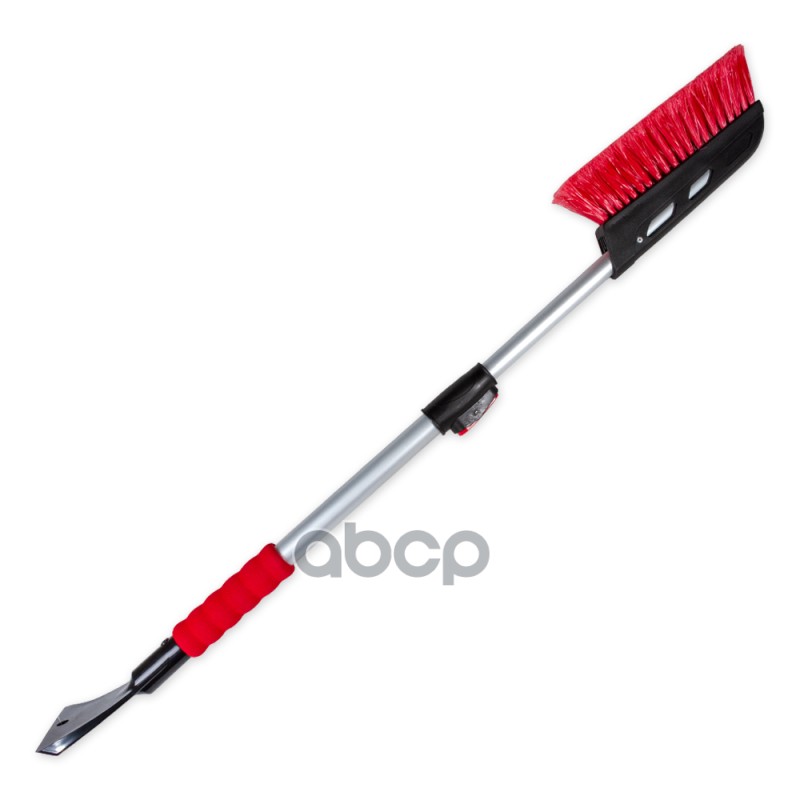 Щетка со скребком телескопическая 79-105см черно-красная ARNEZI