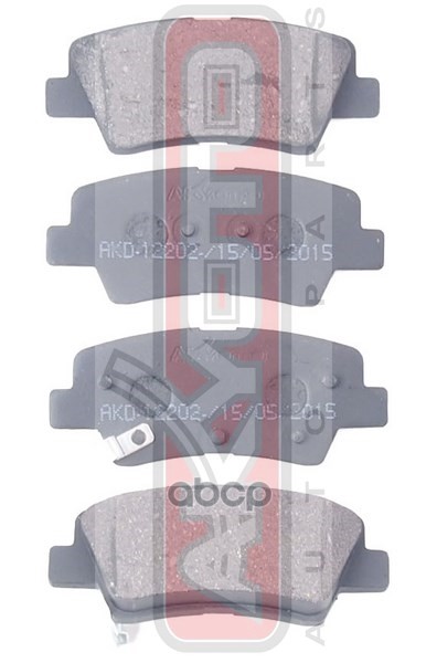 Колодки тормозные дисковые задние