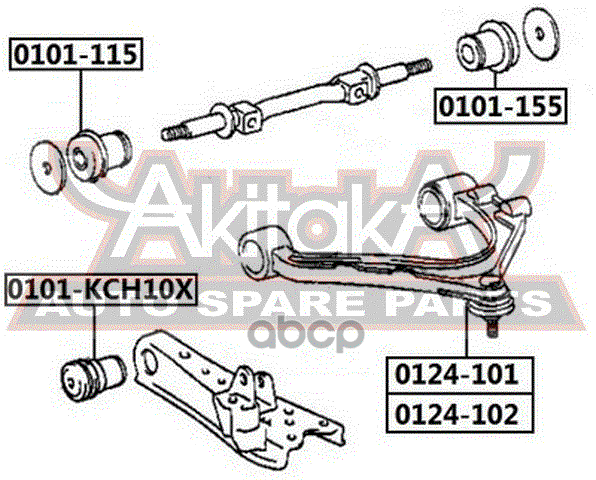 РЫЧАГ ПЕРЕДНИЙ ВЕРХНИЙ ПРАВЫЙ