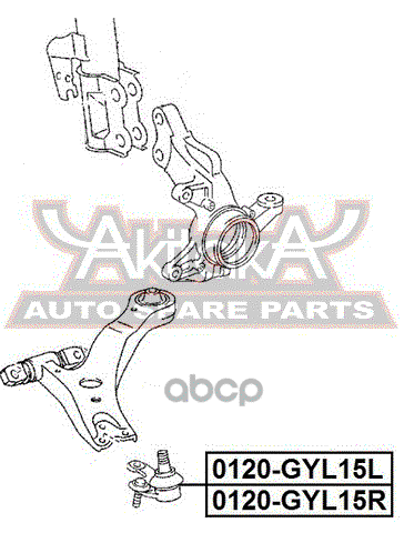 ШАРОВАЯ ОПОРА НИЖНЯЯ ПРАВАЯ