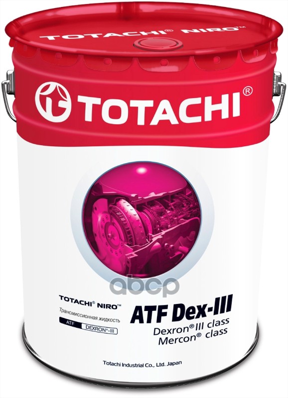 Totachi Niro Atf Dex Iii (19L) Жидкость Гидравл.! Синтdexron Iiih, Iiig, Ford Mercon 2, Allison C-4 TOTACHI арт. 21220