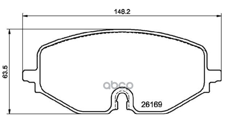 Колодки тормозные передние BARNETT