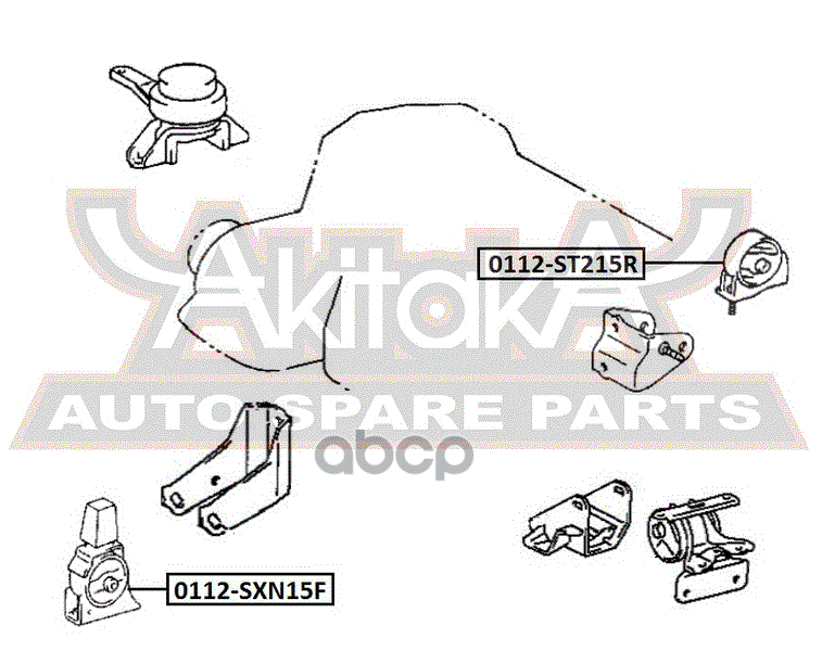 ПОДУШКА ДВИГАТЕЛЯ ПЕРЕДНЯЯ