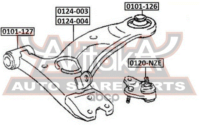 РЫЧАГ ПЕРЕДНИЙ ПРАВЫЙ