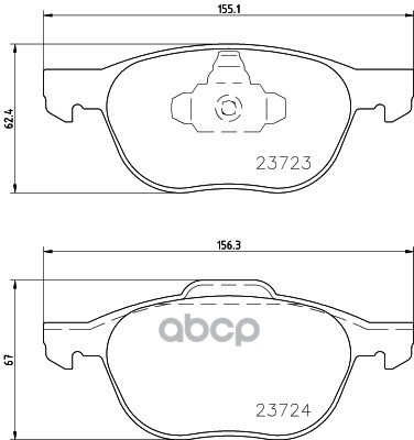 Тормозные колодки дисковые HELLA PAGID арт. 8DB 355 011-191