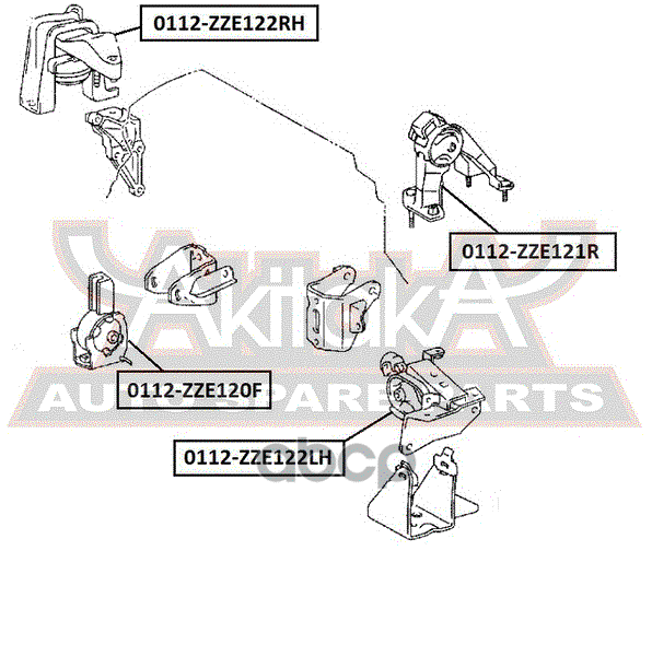 ПОДУШКА ДВИГАТЕЛЯ ЛЕВАЯ