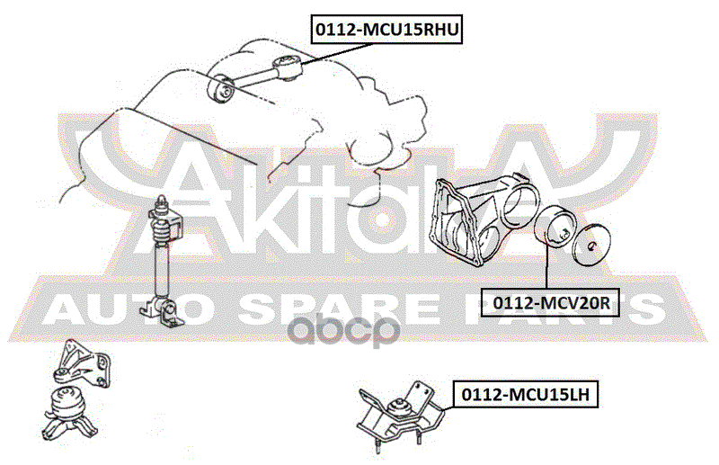 ПОДУШКА ДВИГАТЕЛЯ ЗАДНЯЯ