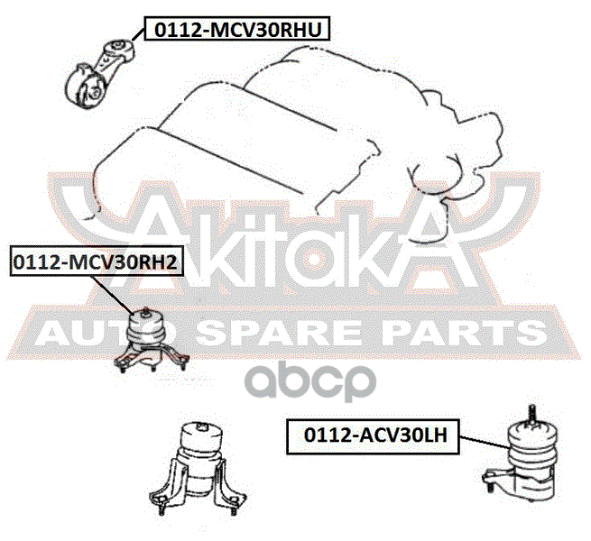 ПОДУШКА ДВИГАТЕЛЯ ПРАВАЯ