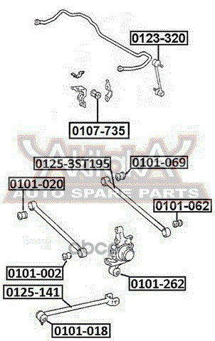 ТЯГА СТАБИЛИЗАТОРА ЗАДНЯЯ
