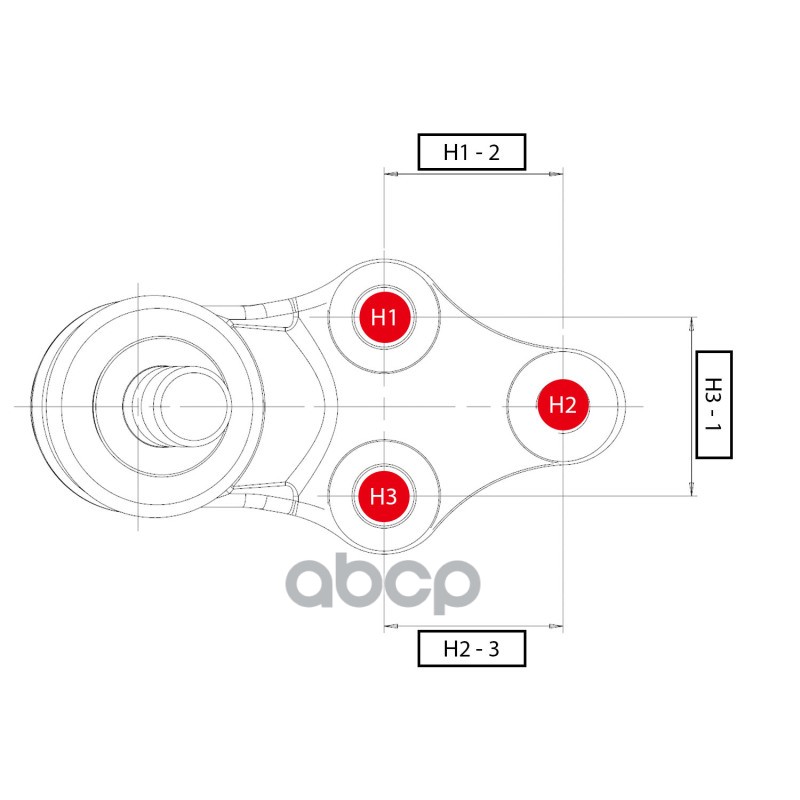 Опора шаровая Buick Enclave / Chevrolet Traverse / GMC Acadia / ATURN Outlook 20