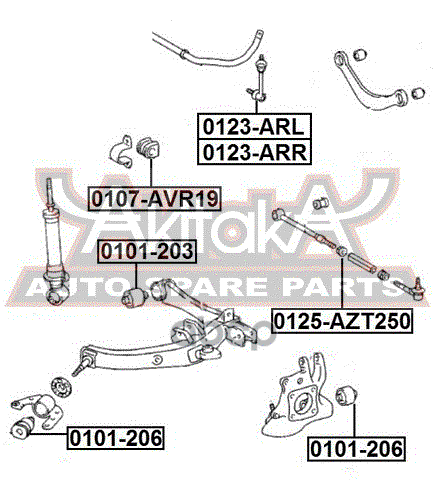 ТЯГА СТАБИЛИЗАТОРА ЗАДНЯЯ ПРАВАЯ