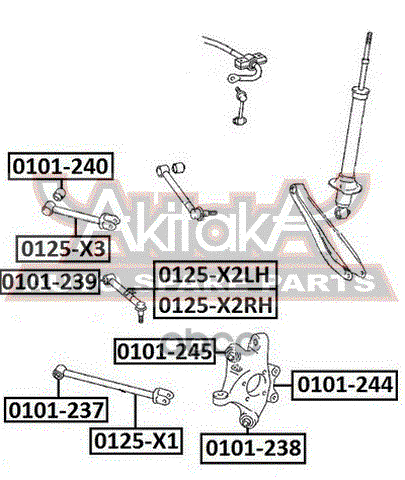 Сайлентблок задней продольной тяги