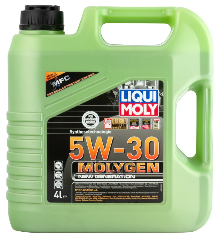 LIQUI MOLY Liquimoly 5W30 Molygen New Generation (4L) Масло Моторное! Синт.  Api Sn/Cf, Ilsac Gf-5
