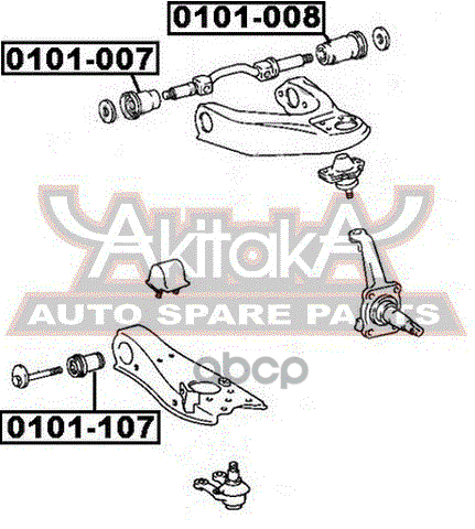 САЙЛЕНТБЛОК ЗАДНИЙ ПЕРЕДНЕГО ВЕРХНЕГО РЫЧАГА