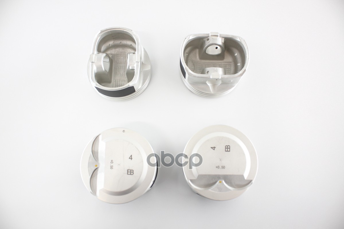 Поршень + кольца 1.4 G4FA (230412B000 + 230402B000) (+0,5 мм.) (комплект 4 шт.)