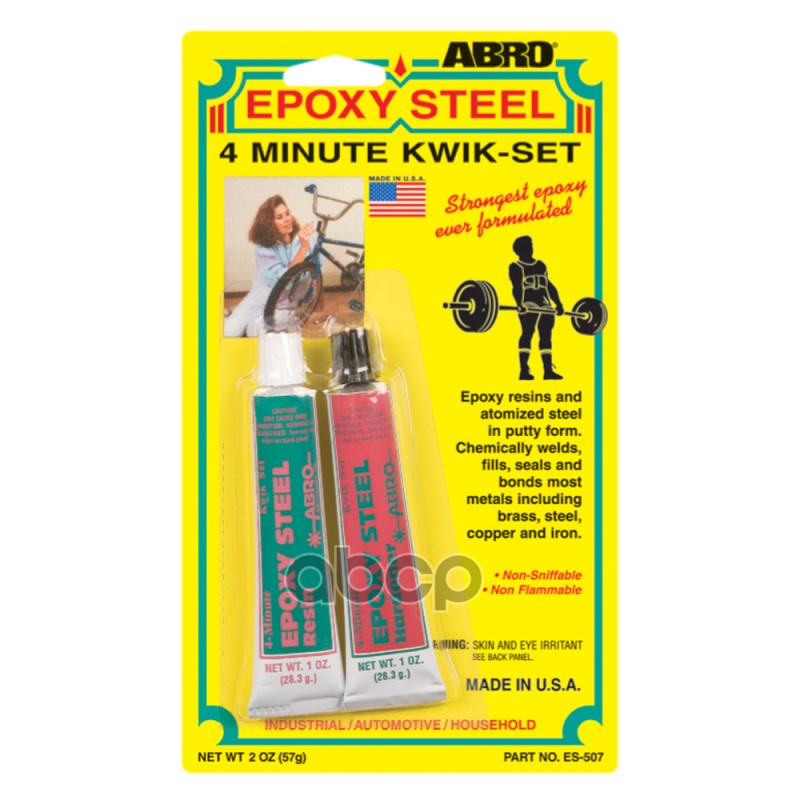 Клей Эпоксидный! 4 Мин, 57Г ABRO арт. ES507