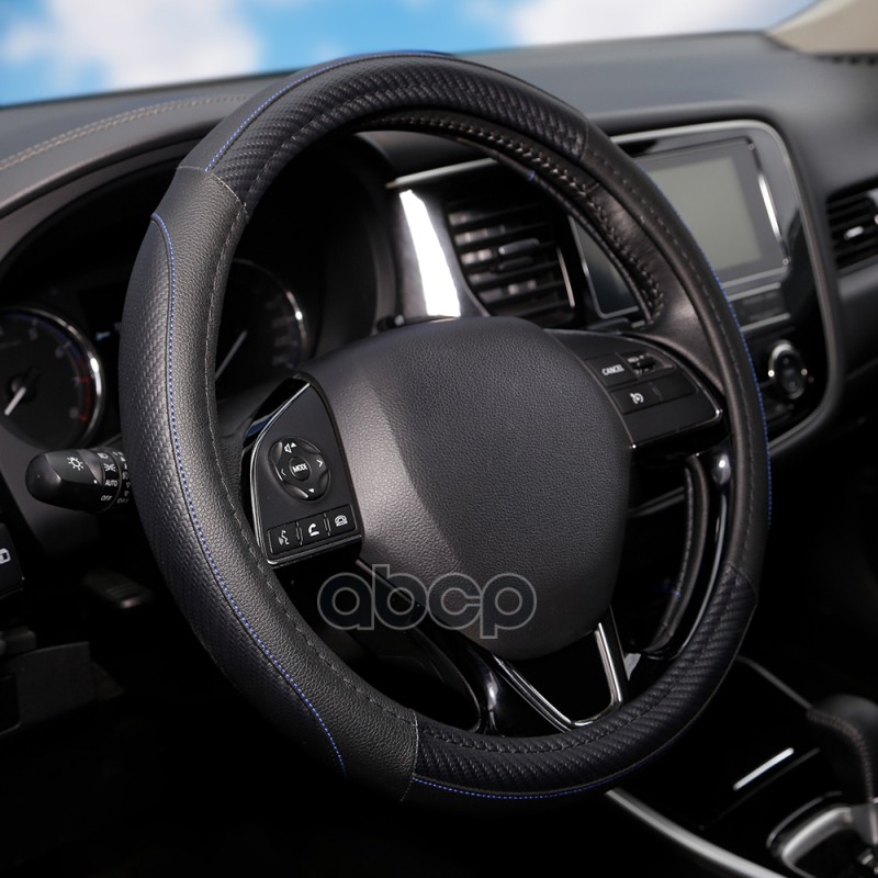 Оплетка руля M Azard Stels экокожа черная OPLA0150