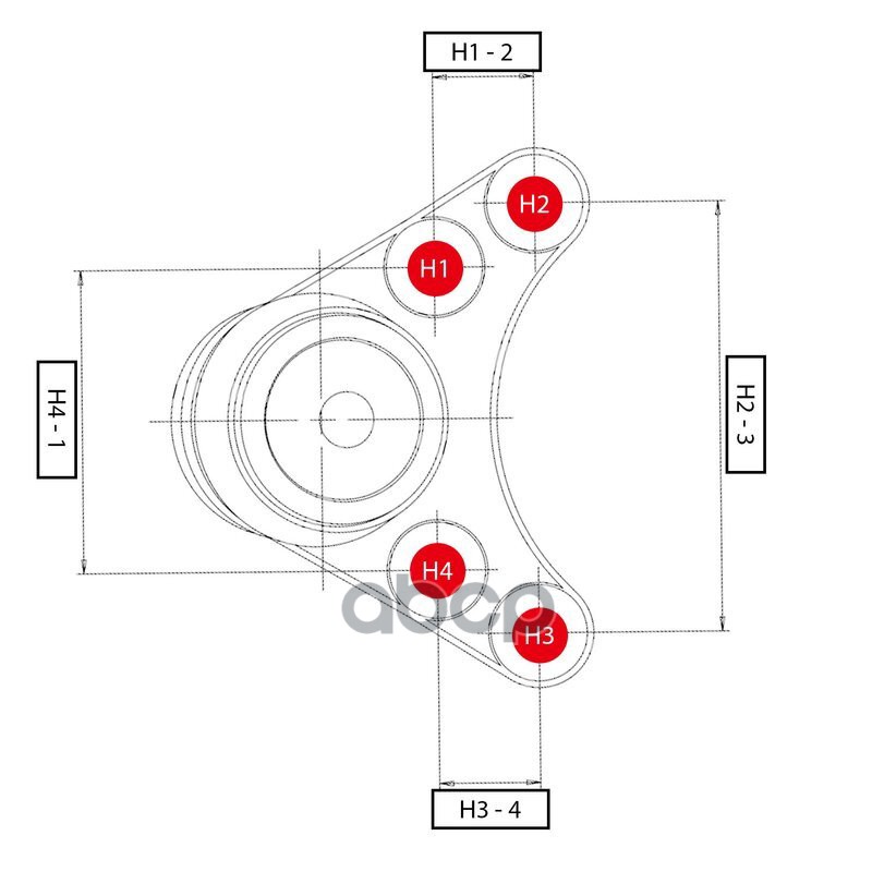 (старый номер CBIS-11) Шаровая опора