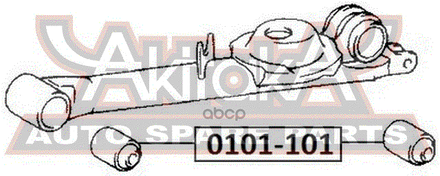 Сайлентблок заднего продольного рычага TOYOTA LITEACE NOAH CR40 1996-1998