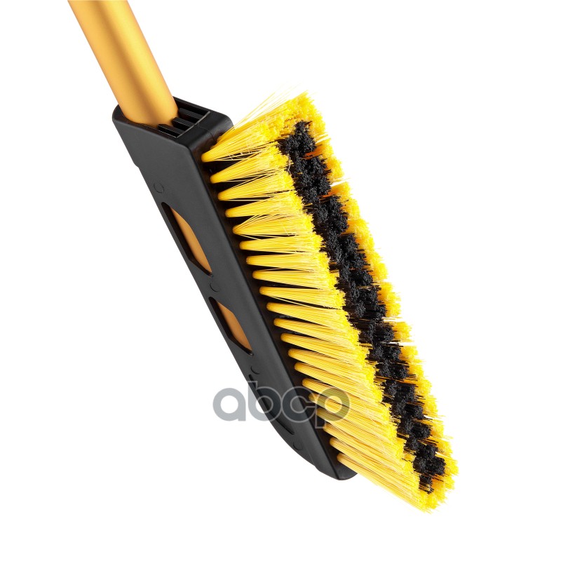 Щетка со скребком с мягкой ручкой 90см