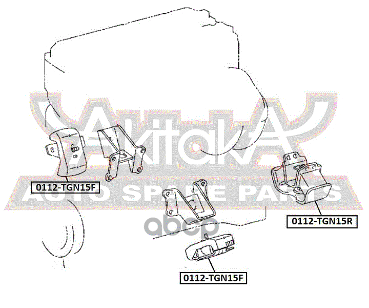 ПОДУШКА ДВИГАТЕЛЯ ПЕРЕДНЯЯ