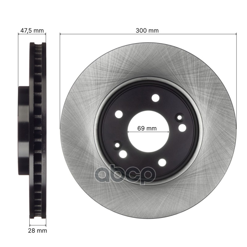 Диск тормозной передний AVANTECH 517122L500