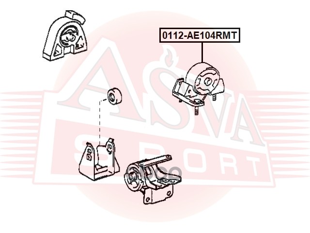 ПОДУШКА ДВИГАТЕЛЯ ЗАДНЯЯ