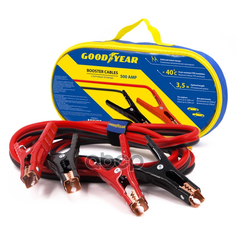 Провода Прикуривателя 500А "Goodyear" В Сумке GOODYEAR арт. GY003011