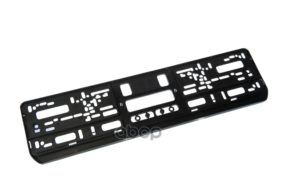 рамка номерная универсальная односоставная черная без нанесения