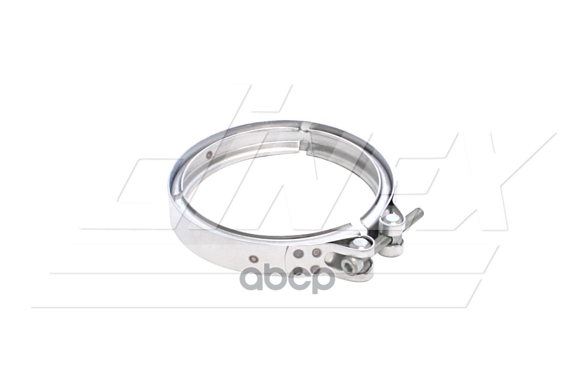 xомут глушителя (нерж) Premium D=127/151 V-образный DAF F65/75/85/95/105CF/XF/IV