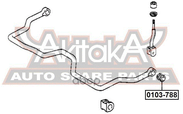 Ремкомплект, опора стойки амортизатора 0103788