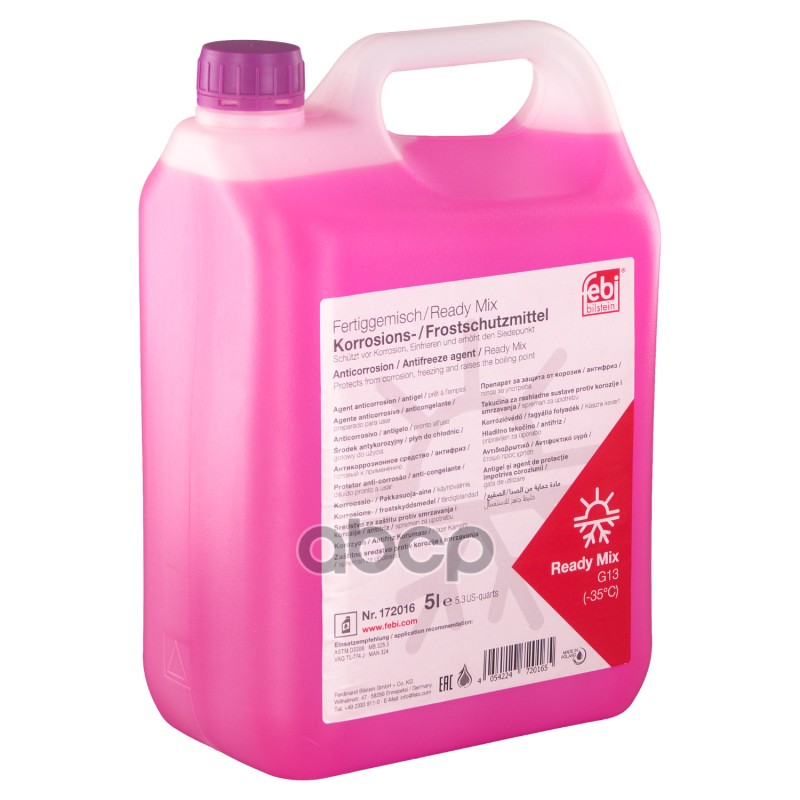 Антифриз Febi фиолетовый -35c G13 5л. Febi арт. 172016