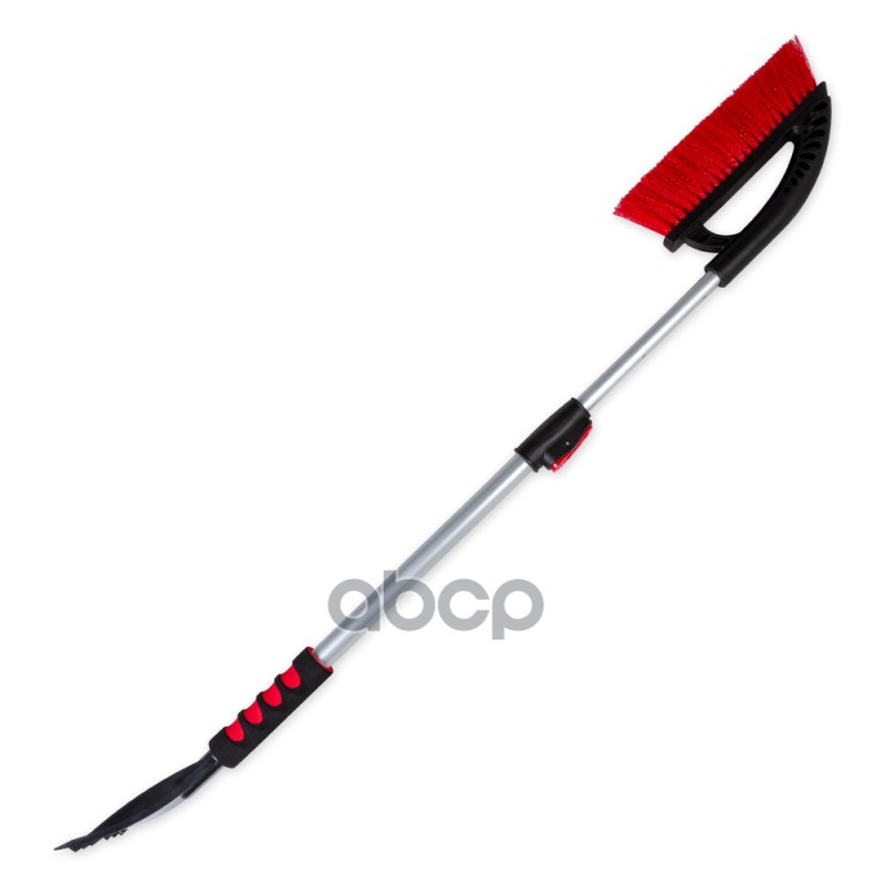 Щетка для очистки снега со скребком и телескопической ручкой 84 117 см