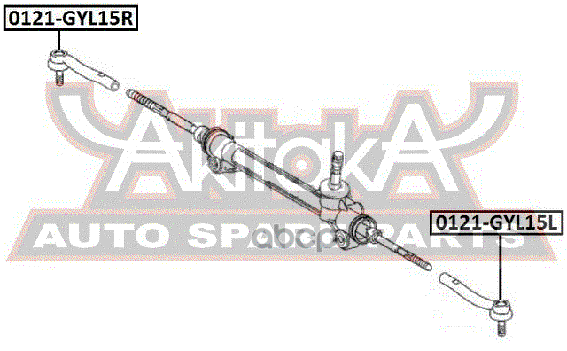 НАКОНЕЧНИК РУЛЕВОЙ ЛЕВЫЙ