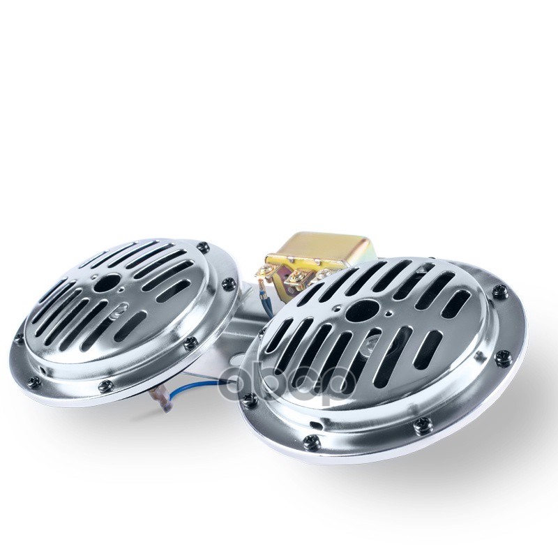 Сигнал звуковой 12 В (диски) 335/435Гц 125 мм хром AVS Electric 43308