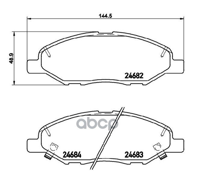 Колодки тормозные LADA/NISSAN VESTA(NG)/ALMERA перед.