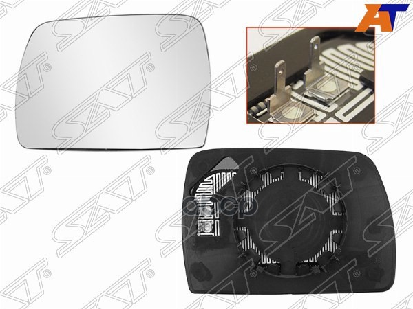 Полотно зеркала BMW X3 03-10 (Слева/ Обогрев/ асферическое) Sat арт. ST-BM83-940G-A2