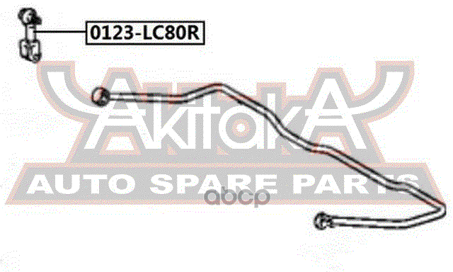 Тяга стабилизатора | зад прав/лев | TOYOTA : LAND CRUISER 80TOYOTA LAND CRUISER 100 HZJ105/FZJ105 1998-TOYOTA LAND CRUISER 80 FZJ80/HDJ81/HZJ80 1990-2001TOYOTA LEXUS LX450 FZJ80 1995-1998