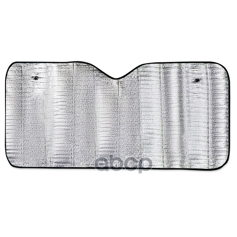 Шторка на лобовое стекло серебро 130 х 60 см гармошка AVS 43094